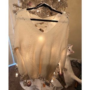 Charming Charlie’s creme sweater